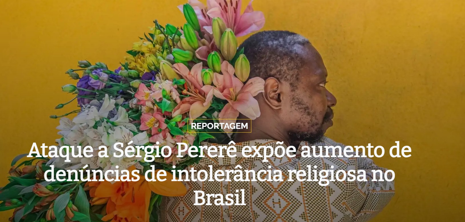 Ataque a Sérgio Pererê expõe aumento de denúncias de intolerância religiosa no Brasil