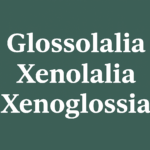 Línguas “estranhas” espirituais