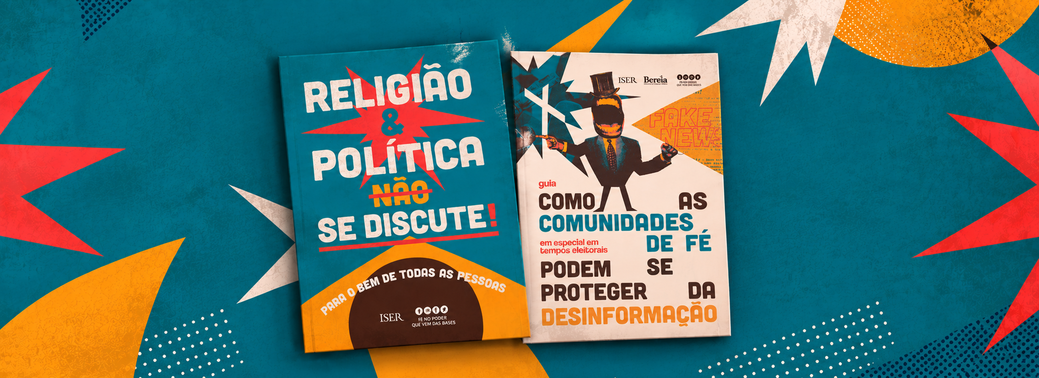 ISER e Bereia lançam guias sobre religião, política e desinformação